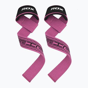 RDX S4 Weightlifting Wrist Straps pink