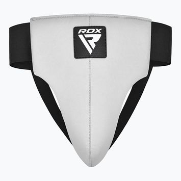 Men's RDX R1 Martial Arts Groin Guard white/black
