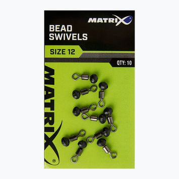 Matrix Bead Swivels 10 piece fishing link black GAC375