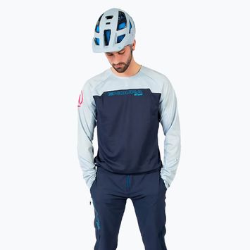 Men's Endura MT500 Burner cycling longsleeve ink blue