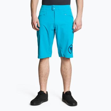 Men's Endura Singletrack Lite Short Sht electric blue cycling shorts