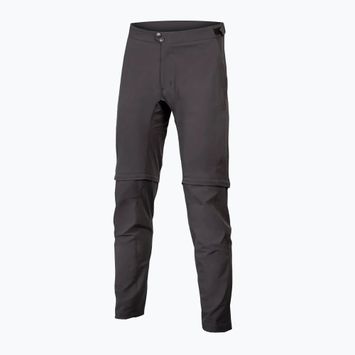 Men's cycling trousers Endura GV500 Zip Off black