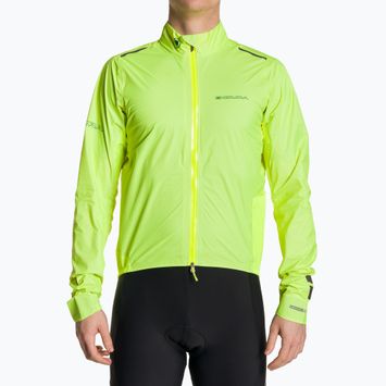 Men's cycling jacket Endura Pro SL Waterproof hi-viz yellow