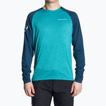 Men's Endura Singletrack atlantic cycling longsleeve