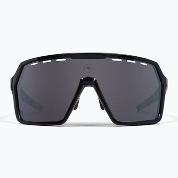 Endura Singletrack black/platinum revo smoke/clear silver flash mirror sunglasses