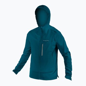 Endura MT500 men's cycling jacket Polartec barra blue
