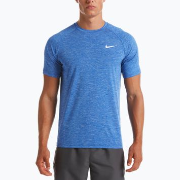 Men's training T-shirt Nike Heather navy blue NESSA589-494