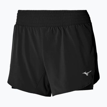 Women's running shorts Mizuno 2in1 4.5 black