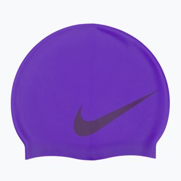 Nike Big Swoosh purple swimming cap NESS8163-593
