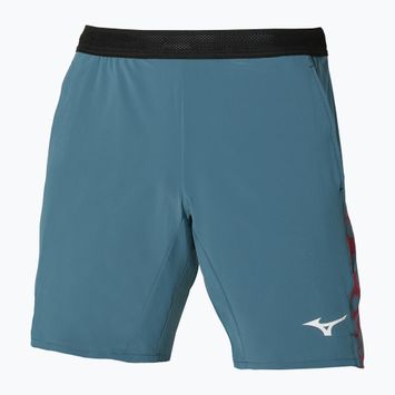 Men's tennis shorts Mizuno Mugen 8 In Amplify blue mirage