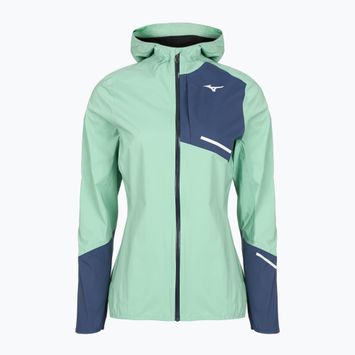 Women's running jacket Mizuno Waterproof 20K ER dusty jade