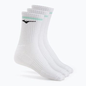 Mizuno Training With Line socks 3 pairs white / bay