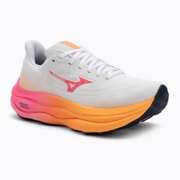 Mizuno Wave Sky 9 white/tang orange/pink tetra running shoe