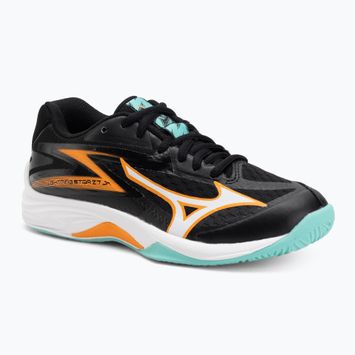 Children's volleyball shoes Mizuno Lightning Star Z7 black/tangelo/ice green