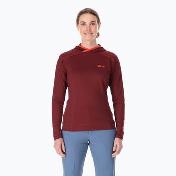 Women's trekking jacket Rab Force Hoody deep heather