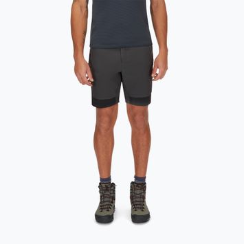 Men's Rab Torque Mountain shorts graphene/anthracite