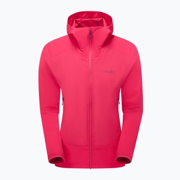 Women's softshell jacket Rab Borealis Hoody watermelon