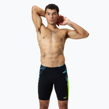 Speedo Endurance+ MAX Splice Men's Swim Jammer black/hyper yellow