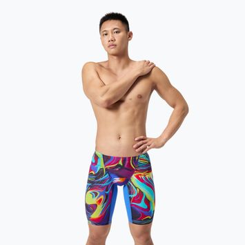 Speedo Fastskin LZR Pure Valor 2.0 swim jammers molten blur/cobalt pop print
