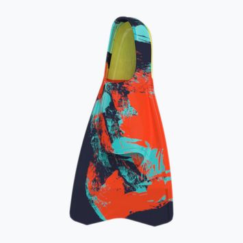 Speedo Medium Blade peacoat/volcanic orange/arctic glass swimming fins
