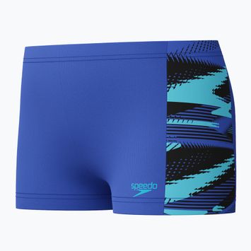 Speedo children's boxer shorts HyperBoom Panel Aquashort cobalt pop