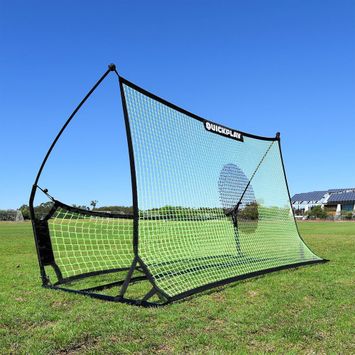 Rebounder QuickPlay Tekkers Dual Net 200 x 120 cm black/green