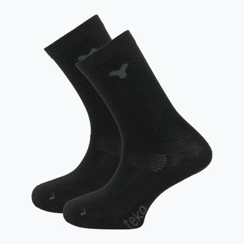 TEKO Ecobaseliner 1.0 Merino trekking socks 2 pairs black