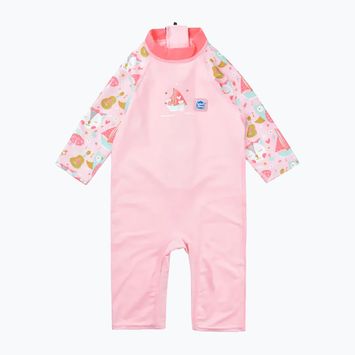 UPF 50+ Children's Splash About UV Toddler Sunsuit pink TUVSOP1
