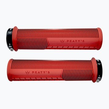 Peaty's Monarch Mushroom Thin red handlebar grips