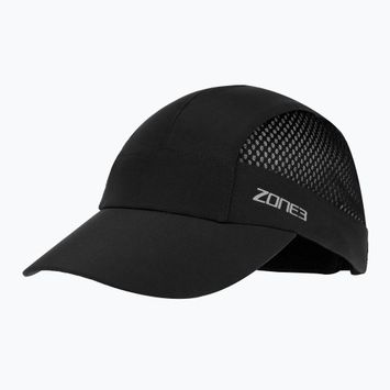 Baseball cap ZONE3 Lightweight Mesh Running petrol/reflective silver