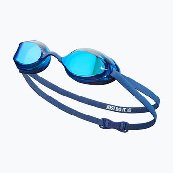 Nike Legacy Comfort Mirrored swim goggles midnight navy