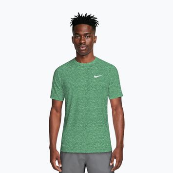 Men's swim top Nike Heather Hydroguard malachite