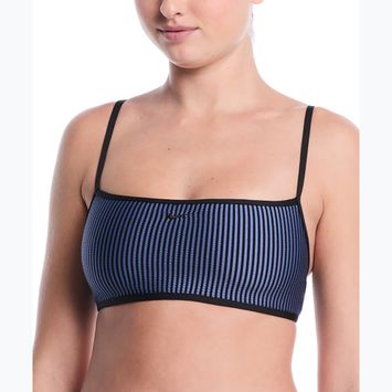 Swimsuit top Nike Ripple Texture Bralette Classic Bikini slate