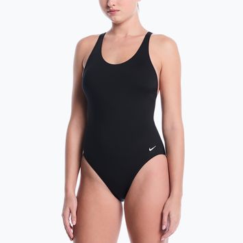 Women's one-piece swimsuit Nike Essential Scoop Neck black