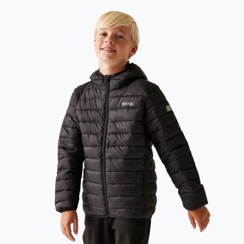 Children's down jacket REGATTA Junior Hooded Marizion black