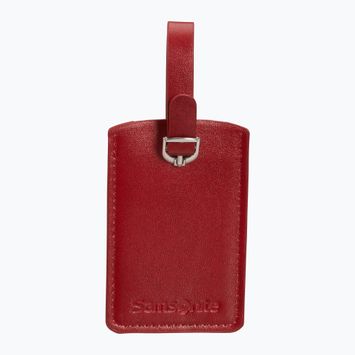 Samsonite Rectangle Luggage Tag X2 red
