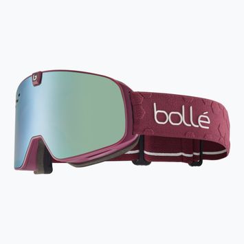 Bollé Nevada Neo white matte/black chrome&light vermillon blue ski goggles