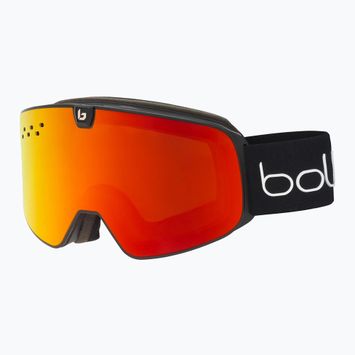 Bollé Nevada Neo black matte/sunrise&light vermillon blue ski goggles