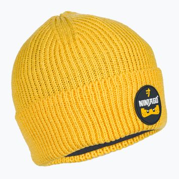 LEGO Lwasmus children's ski cap yellow