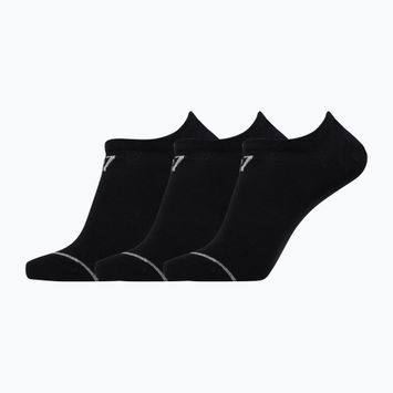 Men's socks CR7 Footies 3 pairs black