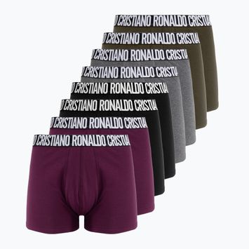 Men's CR7 Basic Trunk boxer shorts 8 pairs multicolour