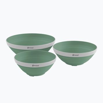 Outwell Collaps Bowl Set green and white 651118