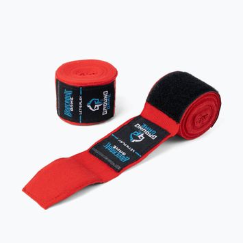 Ground Game 'Classic' boxing bandages red HANDWRCLRED