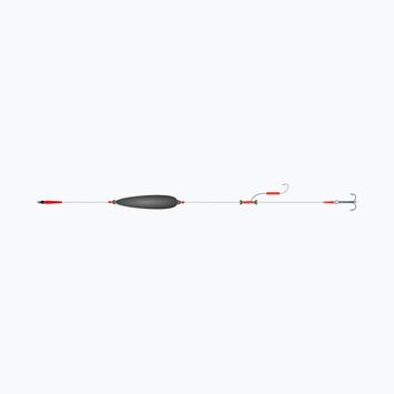 Mikado Catfish Set III Big Bait Ready Rig grey-red HIC095
