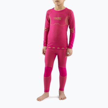 Children's thermal underwear Viking Riko pink 500/14/3030