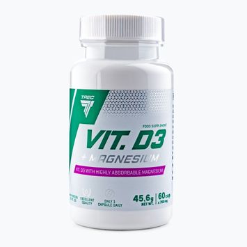 Vitamin D3 + Magnesium Trec vitamin D3 + magnesium 60 capsules TRE/814