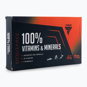100% Vitamins & Minerals Trec vitamin and mineral complex 60 capsules TRE/942