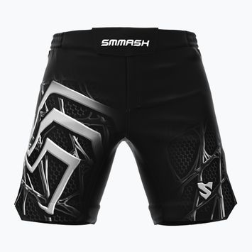 SMMASH Venomous men's training shorts black and white SHC4-019