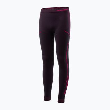 Brubeck LE1354J Thermo Junior thermal pants in black and fuchsia