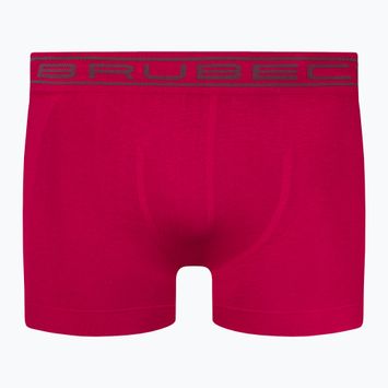 Men's thermal boxer shorts Brubeck BX00501A Comfort Cotton dark red